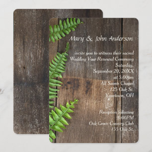 Convites renovação do voto de casamento na madeira russa