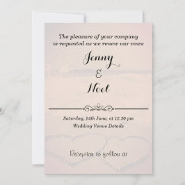 Convites Renovação dos votos de casamento dos Sunset Beach