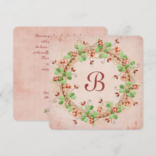 Convites Renovação Wedding do voto da grinalda