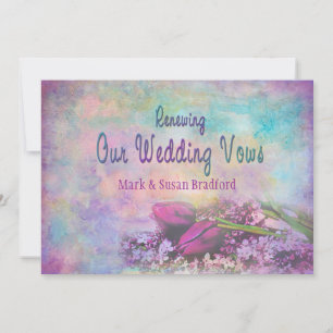 Convites Renovando Voos de Casamento - Elegância Floral de