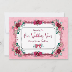 Convites Renove Casamento Vota Poinsettias Rosa De Natal