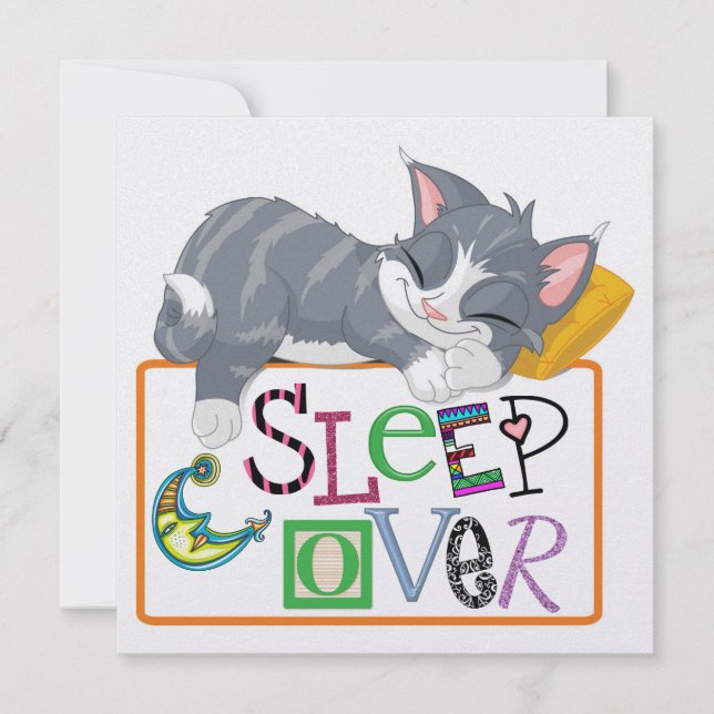 Convites Repouso por cima - Parte do Slumber - SRF (Frente)