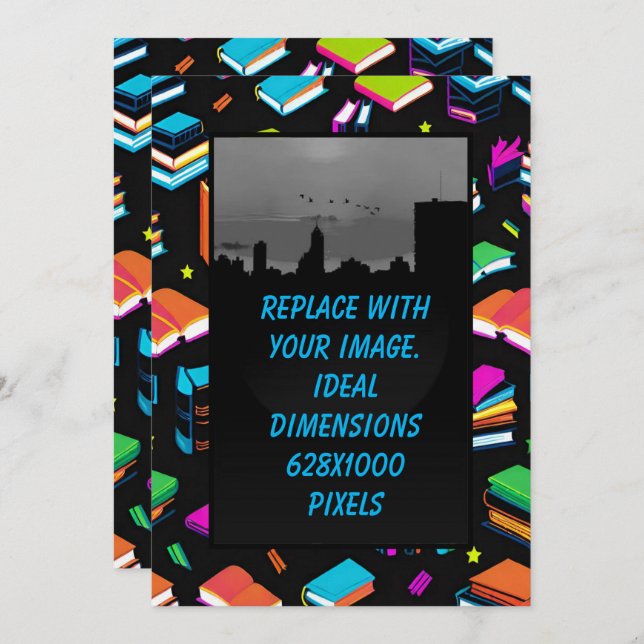 Convites Reservando Colorido (Frente/Verso)