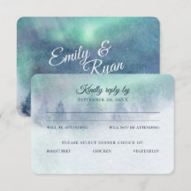 Resposta de Casamento de norte Lights Aurora Sky