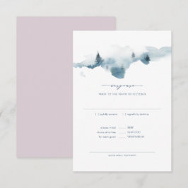 Convites Resposta de RSVP+REFEIÇÃO para Casamento em Montan