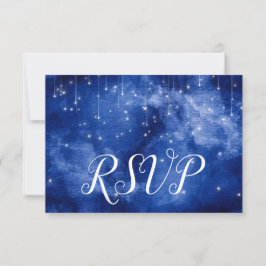 Convites Resposta RSVP de Estrelas Celestiais da Galáxia do