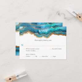 Convites Resposta RSVP para Bar ou Bat Mitzvah em Ágata Dou