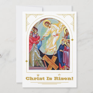 Convites Ressurreição de Cristo "Anastasis" Páscoa Ortodoxa