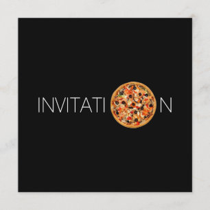 Convites Restaurante italiano da pizza do cozinheiro chefe