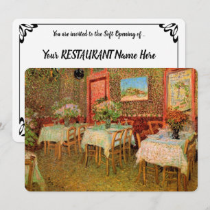 Convites Restaurante Vincent van Gogh Soft Open