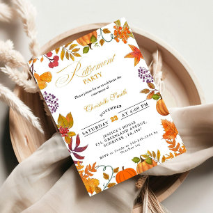 Convites Retirada de Abóbora do Festival de outono