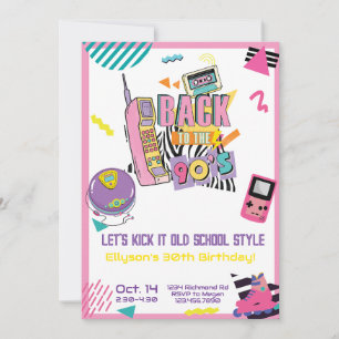 Convites Retorna da Festa de aniversário de salto de anca 9