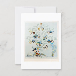 Convites Retrato da Árvore Familiar 1959