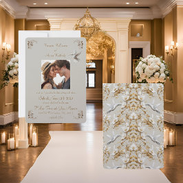 Convites Retrato da Coleção de Bengibes Brancos