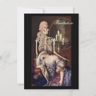 Convites Retrato da Un para o Dia das Bruxas