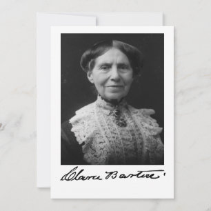 Convites Retrato de Clara Barton