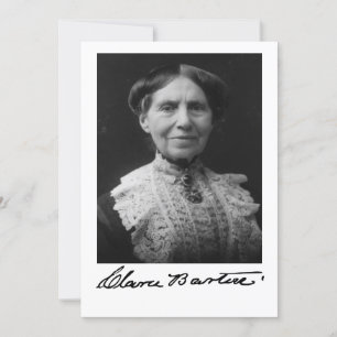 Convites Retrato de Clara Barton