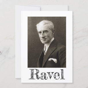 Convites Retrato de Maurice Ravel (c. 1925)