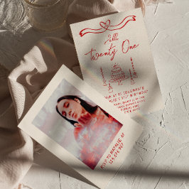 Convites Retro 21 ruas Bolo Alô Vinte e Uma Foto Aniversári