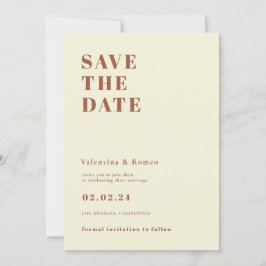 Convites Retro 70s inspirou Orange Wedding (Casamento Laran