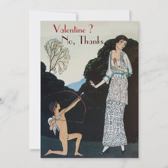 CONVITES RETRO ANTI VALENTINE'S DATY PARTY WAX SEAL MONOGRA (Frente)