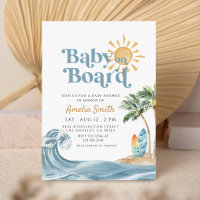 Retro Baby no Conselho Surfboard Beach chá de fral