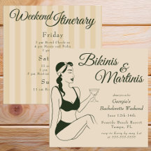 Retro Bikinis & Martinis Bachelorette