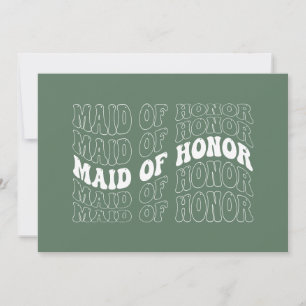 Convites Retro Bride Bridesmaid