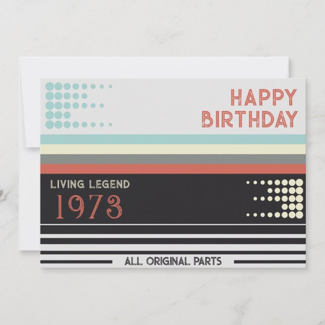 Convites Retro Cassete Feliz Aniversário (Frente)