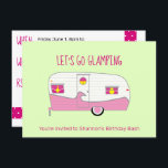 Convites Retro-Cor-de-Rosa Enlatado Pode Reboçar Amarra<br><div class="desc">Convide seus amigos para uma festa de acampamento incrível com este belo caminhão de presunto retrorreflector. Excelente para qualquer acampamento ou evento de vidro - solteiro ou festas de solteira, aniversários, reagrupamento familiar, recuo da empresa - o céu é o limite - se está acontecendo no excelente ao ar livre...</div>