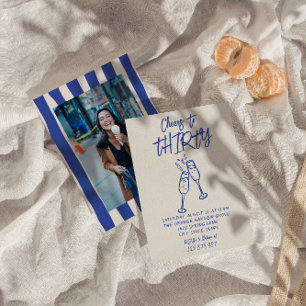 Convites Retrô, Desenhou 30 Para Foto Aniversário