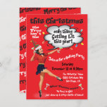 Convites Retro Funny Getting Lit Natal Coctail Party<br><div class="desc">Este Natal a árvore não é a única coisa que se acende este ano! Encantado com mulheres segurando coquetéis vestindo um chapéu de natal louco com fontes retrô divertidas. Excelente para uma festa de Natal ou festa de Natal. Precisa de ajuda com o esquema, basta enviar-me um e-mail para tkatz@me.com...</div>