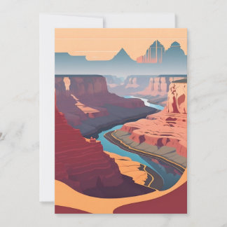 Convites Retro - Grand Canyon