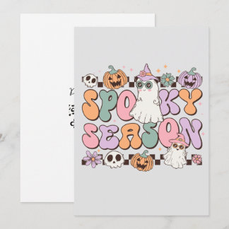Convites Retro Halloween