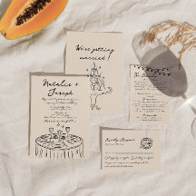 Retro-Mão Desenhado Diversão Escrita Casamento De 