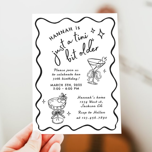 Convites Retro Moderno Um Pouco Mais Velho Aniversário de 3 (Criador carregado)