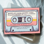 Convites Retro Music 80 Cassette Tape Mix Fun 50th Birthday<br><div class="desc">50ª festa de aniversário de ideias para as mulheres: um convite de aniversário com tema musical para amantes da música, com um desenho desenhado à mão de uma fita cassete. Esses 50º convites de festas de aniversários para mulheres com tema musical podem ser fácil e totalmente personalizados, imprimíveis ou disponíveis...</div>