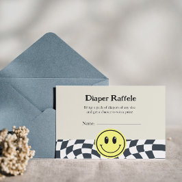 Convites Retro Vintage Fralda Negra e Branca de Bebê