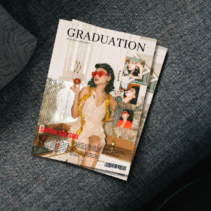 Convites Retro vintage Magazine 4