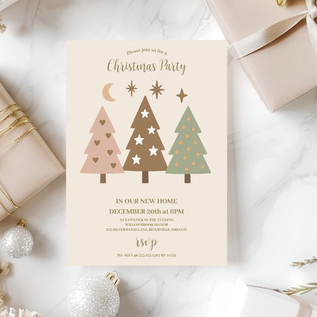 Convites Retro Winter Kisses & Snowflake Wishes (Criador carregado)