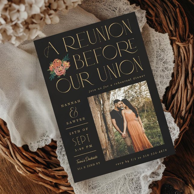 Convites Reunião Antes do Evento de Pré-Casamento da União  (Criador carregado)