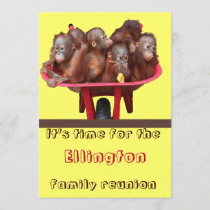 Convites Reunião da Família Engraçada