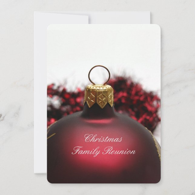 Convites Reunião da família natalina (Frente)