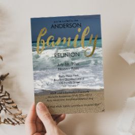 Convites Reunião da Família Tropical Beach