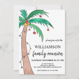 Convites Reunião da família Verão