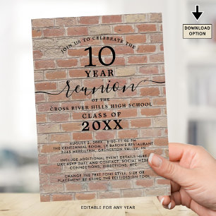 Convites Reunião de Classe a Qualquer Ano