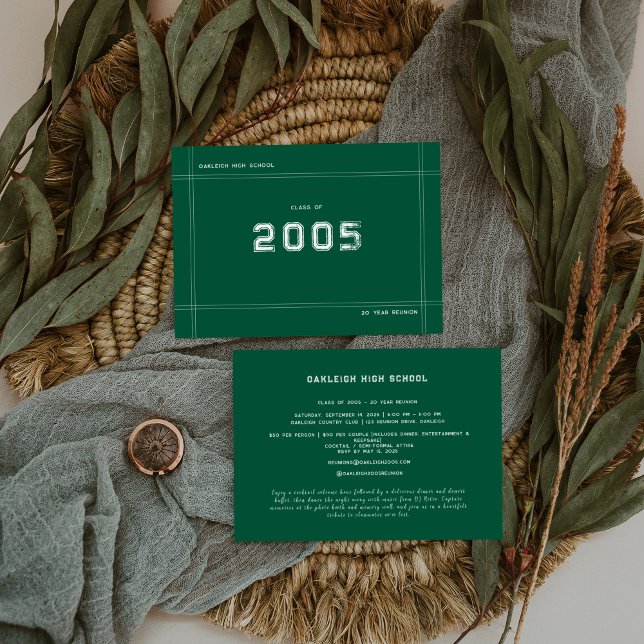 Convites Reunião de Classe | Classe de 20XX a qualquer ano  (Criador carregado)