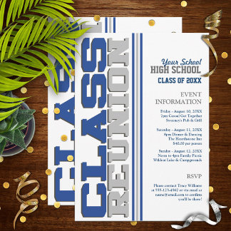 Convites Reunião de classe personalizável