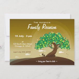 Convites Reunião de Família (Brown)