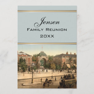 Convites Reunião de família de Copenhaga da entrada do